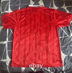 Signed Bryan Robson Ryan Giggs Manchester United Shirt With COA