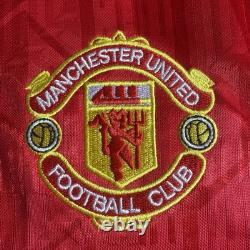 Signed Bryan Robson Ryan Giggs Manchester United Shirt With COA
