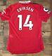 Signed Christian Eriksen Manchester United 22/23 Home Shirt Proof Player Version