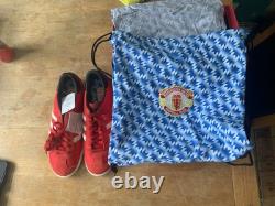 Signed Class of'92 Ninety Two Manchester United Trainers Size 8.5 Genuine