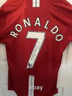 Signed Cristiano Ronaldo Manchester United Shirt 2008-09