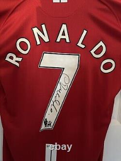 Signed Cristiano Ronaldo Manchester United Shirt 2008-09