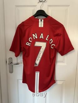 Signed Cristiano Ronaldo Manchester United Shirt 2008-09