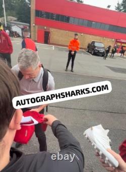 Signed Dennis Irwin Manchester United 1999 Autographed Shirt With COA & Proof