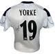 Signed Dwight Yorke Retro Manchester United Umbro Away Shirt Aston Villa