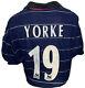Signed Dwight Yorke Retro Manchester United Umbro Away Shirt Aston Villa 2