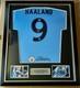 Signed Erling Haaland Manchester City Shirt Beckett COA