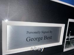 Signed Framed George Best Manchester United 1968 Away Shirt Northern Ireland 2