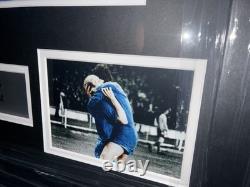 Signed Framed George Best Manchester United 1968 Away Shirt Northern Ireland 2