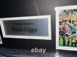 Signed Framed Ryan Giggs Manchester United Shirt 1992 Away Style