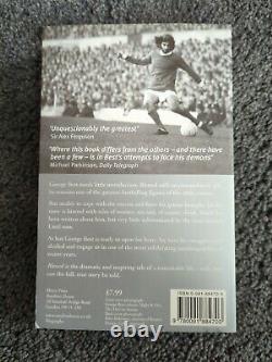 Signed George Best'Blessed' autobiography. Manchester United Collectors Item