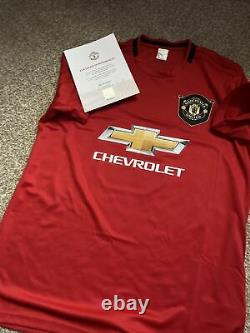 Signed HARRY MAGUIRE Manchester United Shirt OFFICIAL COA Man Utd Autograph RARE