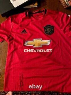Signed Jersey of PAUL POGBA MANCHESTER UNITED with COA