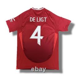 Signed MATTHIJS DE LIGT Manchester United 2024/25 Football Shirt COA & Proof