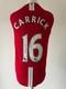 Signed MICHAEL CARRICK Retro Shirt Manchester United PROOF/COA England