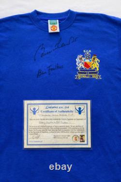 Signed Manchester United 1968 Shirt-Bobby Charlton & Bill Foulkes-COA