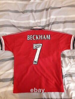 Signed Manchester United 1999 football shirt