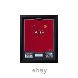Signed Manchester United 2008 Shirt by the team with COA