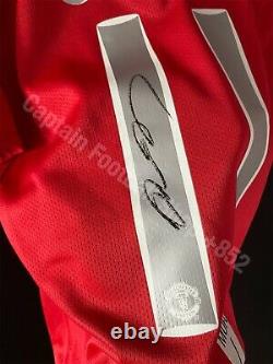 Signed Manchester United 2008 UEFA Champions League Final official shirt Giggs