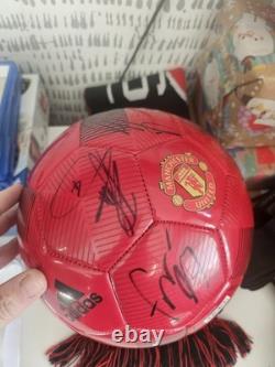 Signed Manchester United Ball 23/24 Season