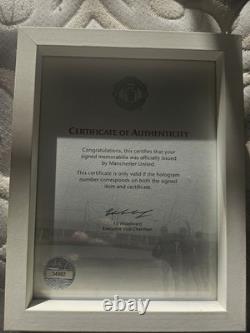 Signed Manchester United Ball 23/24 Season