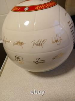 Signed Manchester United Ceramic Football