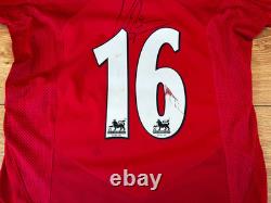 Signed Manchester United Keane No. 16 Believed To Be A Player Issue Shirt No COA