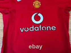 Signed Manchester United Keane No. 16 Believed To Be A Player Issue Shirt No COA