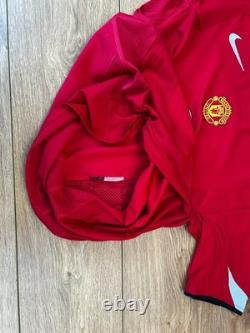 Signed Manchester United Keane No. 16 Believed To Be A Player Issue Shirt No COA