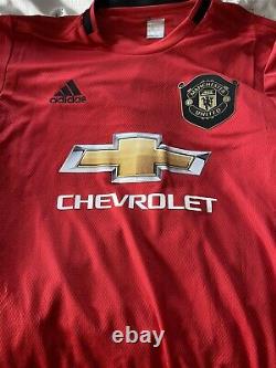 Signed Manchester United Marcus Rashford Shirt OFFICIAL Club COA Boxed Man Utd