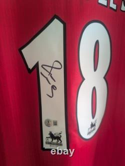 Signed Manchester United Paul Scholes Beckett Authentication Football Shirt