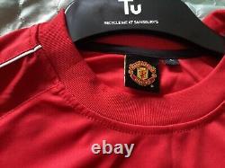 Signed Manchester United Shirt 2002 Wayne Rooney Ryan Giggs Paul Scholes