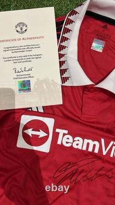Signed Manchester United Shirt Cristiano Ronaldo Club COA