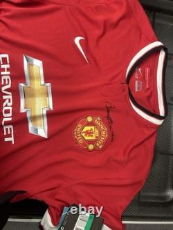 Signed Manchester United Shirt Sir Bobby Robson