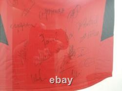 Signed Manchester United Squad Football Shirt Framed Memorabilia RONALDO ETC