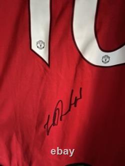 Signed Marcus Rashford Manchester United Autographed Shirt With COA See PROOF