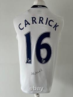 Signed Michael CARRICK Shirt Manchester United PROOF/COA