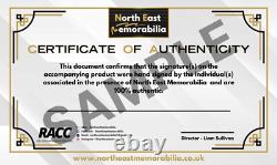 Signed Michael CARRICK Shirt Manchester United PROOF/COA