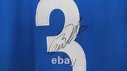 Signed PATRICE EVRA France Euro 2016 Home Shirt with Exact Proov Manchester United