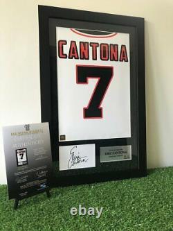 Signed Rooney, Cantona, Ronaldo Reds in Manchester Bundle Home shirt Print