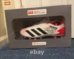 Signed Ryan Giggs Football Boot AAA Memorabilia Manchester United