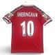 Signed Teddy Sheringham Manchester United Retro Football Shirt Proof/COA TREBLE