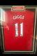 Signed and framed Manchester United Ryan Giggs shirt