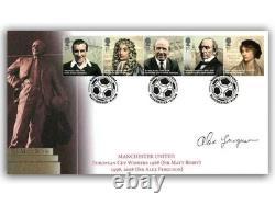 Sir Alex Ferguson Autograph + COA Manchester United Sir Matt Busby Tribute