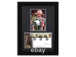 Sir Alex Ferguson Autograph + COA Manchester United Sir Matt Busby Tribute