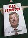 Sir Alex Ferguson Hand Signed Book, Manchester United, Rare Hard Back, COA
