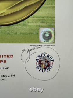 Sir Alex Ferguson Hand Signed Limited Edition Becket Print Manchester United