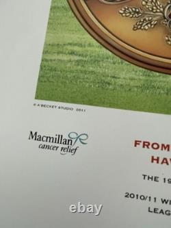 Sir Alex Ferguson Hand Signed Limited Edition Becket Print Manchester United