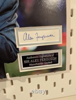 Sir Alex Ferguson Manchester United Hand Signed Autograph 30x40cm Mount Display