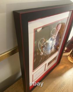 Sir Alex Ferguson Signed Genuine Manchester United Framed Display COA